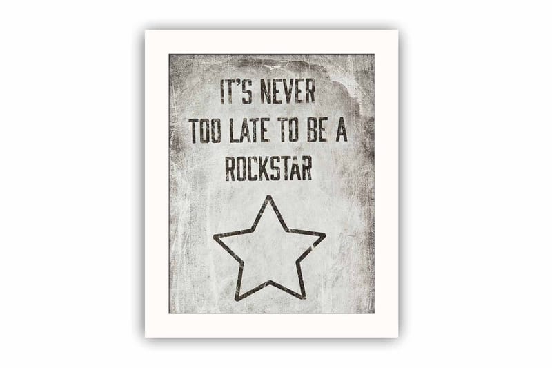 Tavla Sayings Med Ram Flerfärgad 23,5X28,5 - 23,5x28,5 cm - Inredning - Tavlor & posters - Canvastavla
