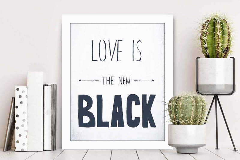 Tavla Sayings Med Ram Flerfärgad 23,5X28,5 - 23,5x28,5 cm - Inredning - Tavlor & posters - Canvastavla