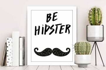 Tavla Sayings Med Ram Flerfärgad 23,5X28,5 - 23,5x28,5 cm - Inredning - Tavlor & posters - Canvastavla