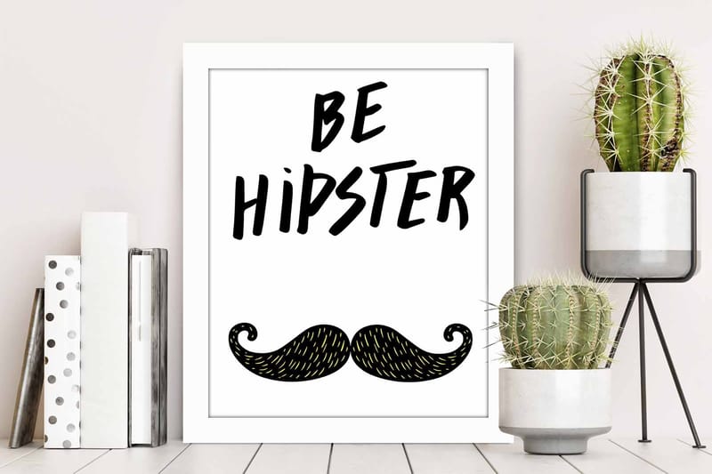 Tavla Sayings Med Ram Flerfärgad 23,5X28,5 - 23,5x28,5 cm - Inredning - Tavlor & posters - Canvastavla