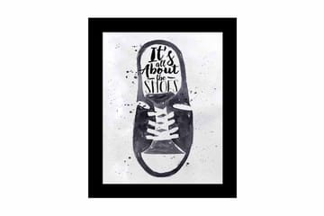 Tavla Sayings Med Ram Flerfärgad 23,5X28,5 - 23,5x28,5 cm - Inredning - Tavlor & posters - Canvastavla