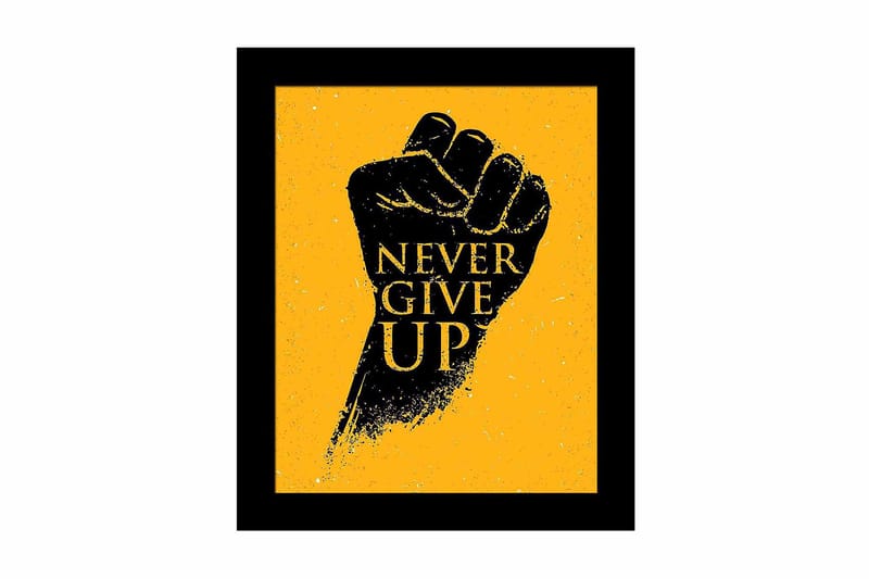 Tavla Sayings Med Ram Flerfärgad 23,5X28,5 - 23,5x28,5 cm - Inredning - Tavlor & posters - Canvastavla