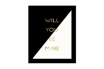 Tavla Sayings med Ram Flerfärgad - 23,5x28,5 cm - Inredning - Tavlor & posters - Canvastavla