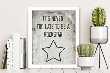 Tavla Sayings med Ram Flerfärgad - 23,5x28,5 cm - Inredning - Tavlor & posters - Canvastavla