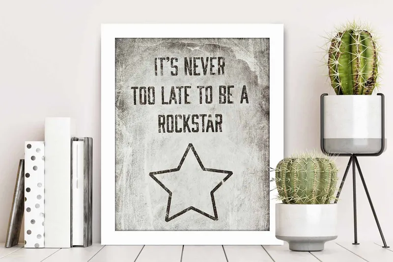 Tavla Sayings med Ram Flerfärgad - 23,5x28,5 cm - Inredning - Tavlor & posters - Canvastavla