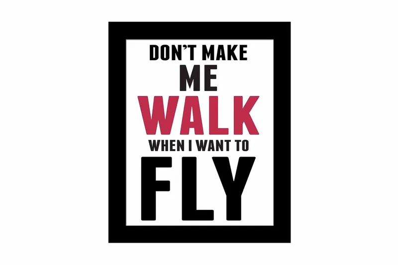 Tavla Sayings med Ram Flerfärgad, 23,5x28,5 cm