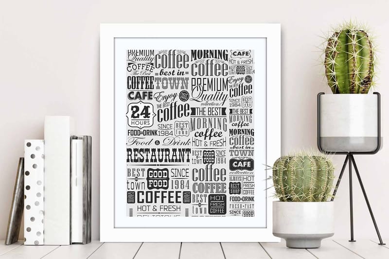 Tavla Sayings med Ram Flerfärgad - 23,5x28,5 cm - Inredning - Tavlor & posters - Canvastavla