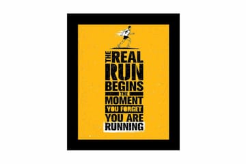 Tavla Sayings med Ram Flerfärgad - 23,5x28,5 cm - Inredning - Tavlor & posters - Canvastavla