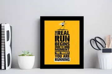 Tavla Sayings med Ram Flerfärgad - 23,5x28,5 cm - Inredning - Tavlor & posters - Canvastavla