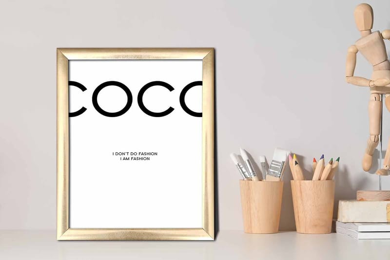 Tavla Sayings med Ram Flerfärgad - 23,5x28,5 cm - Inredning - Tavlor & posters - Canvastavla