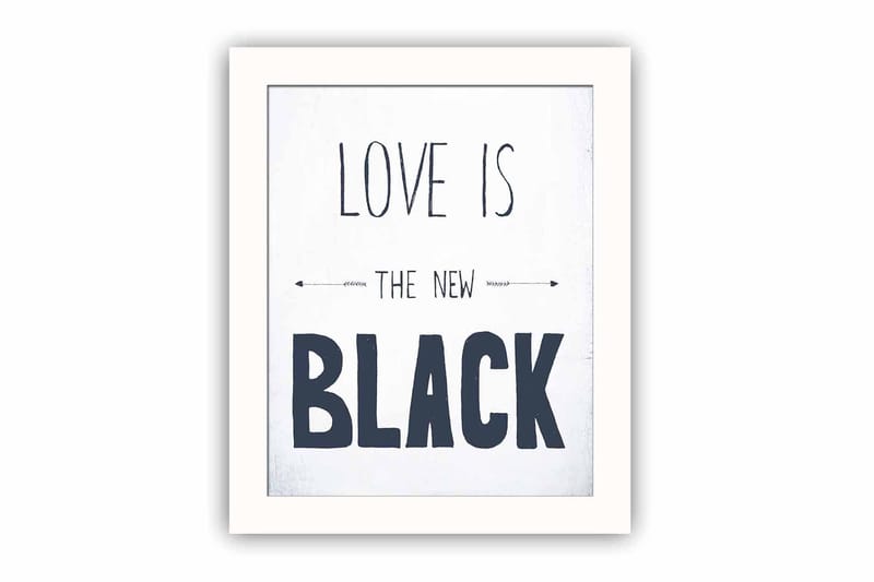 Tavla Sayings med Ram Flerfärgad, 23,5x28,5 cm