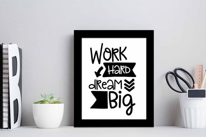 Tavla Sayings med Ram Flerfärgad - 23,5x28,5 cm - Inredning - Tavlor & posters - Canvastavla