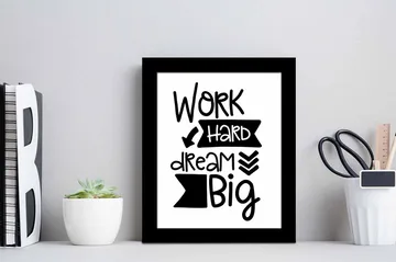 Tavla Sayings med Ram Flerfärgad - 23,5x28,5 cm - Inredning - Tavlor & posters - Canvastavla