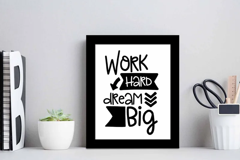 Tavla Sayings med Ram Flerfärgad - 23,5x28,5 cm - Inredning - Tavlor & posters - Canvastavla