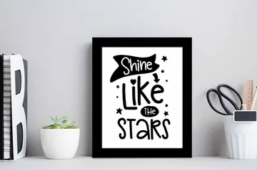 Tavla Sayings med Ram Flerfärgad - 23,5x28,5 cm - Inredning - Tavlor & posters - Canvastavla