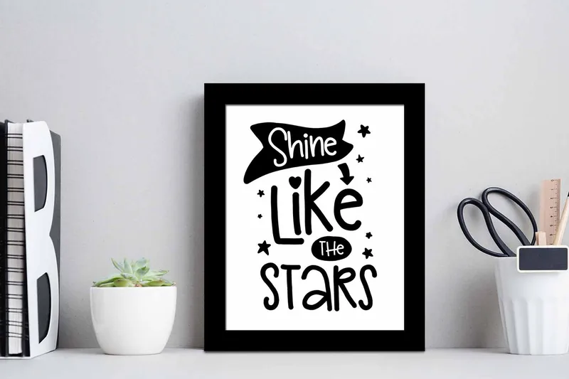 Tavla Sayings med Ram Flerfärgad - 23,5x28,5 cm - Inredning - Tavlor & posters - Canvastavla