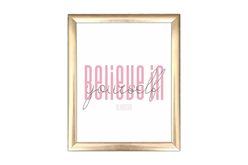 Tavla Sayings med Ram Flerfärgad, 23,5x28,5 cm