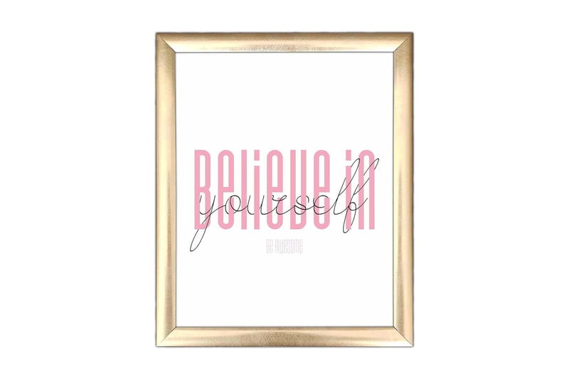 Tavla Sayings med Ram Flerfärgad, 23,5x28,5 cm