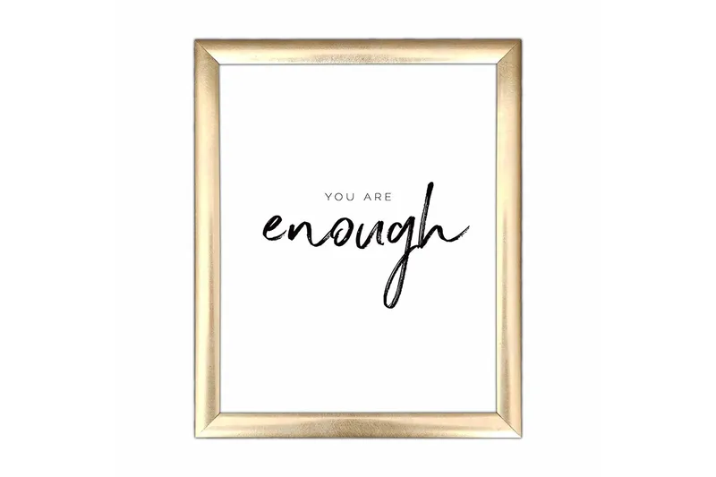 Tavla Sayings med Ram Flerfärgad, 23,5x28,5 cm