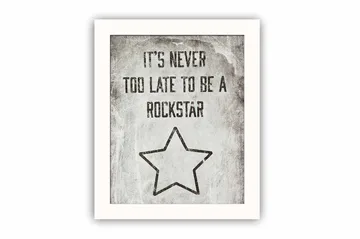 Tavla Sayings med Ram Flerfärgad - 23,5x28,5 cm - Inredning - Tavlor & posters - Canvastavla