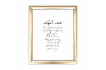 Tavla Sayings med Ram Flerfärgad - 23,5x28,5 cm - Inredning - Tavlor & posters - Canvastavla