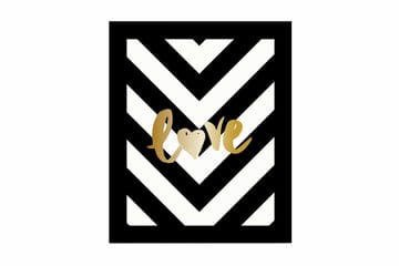 Tavla Sayings med Ram Flerfärgad - 23,5x28,5 cm - Inredning - Tavlor & posters - Canvastavla