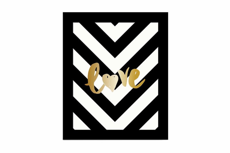 Tavla Sayings med Ram Flerfärgad, 23,5x28,5 cm