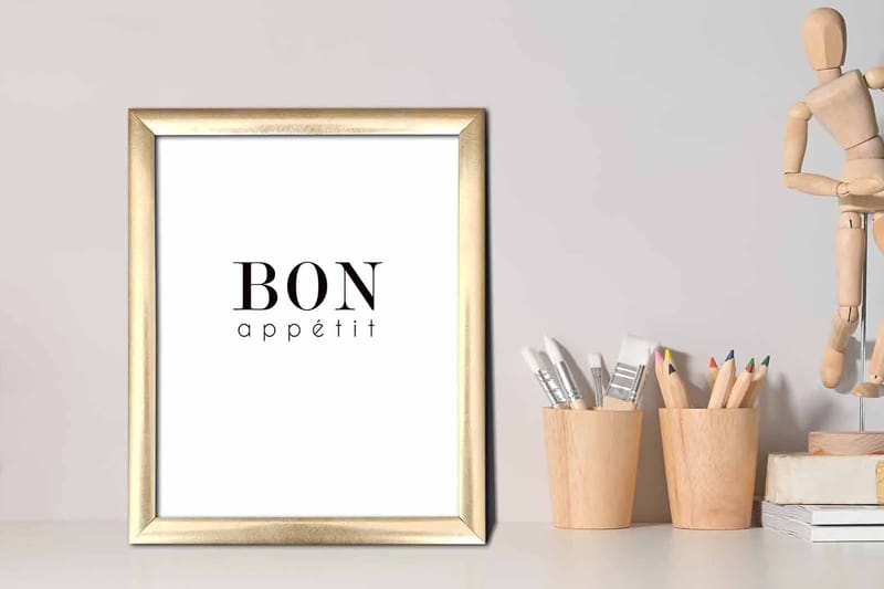 Tavla Sayings med Ram Flerfärgad - 23,5x28,5 cm - Inredning - Tavlor & posters - Canvastavla