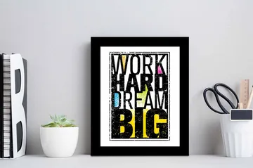 Tavla Sayings med Ram Flerfärgad - 23,5x28,5 cm - Inredning - Tavlor & posters - Canvastavla