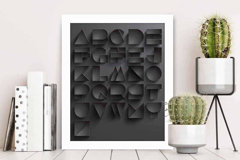 Tavla Sayings med Ram Flerfärgad - 23,5x28,5 cm - Inredning - Tavlor & posters - Canvastavla