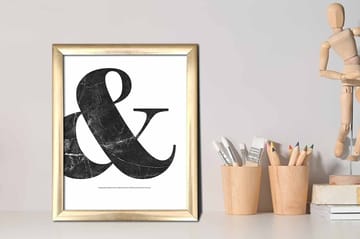 Tavla Sayings med Ram Flerfärgad - 23,5x28,5 cm - Inredning - Tavlor & posters - Canvastavla