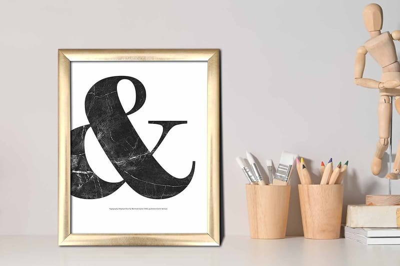 Tavla Sayings med Ram Flerfärgad - 23,5x28,5 cm - Inredning - Tavlor & posters - Canvastavla