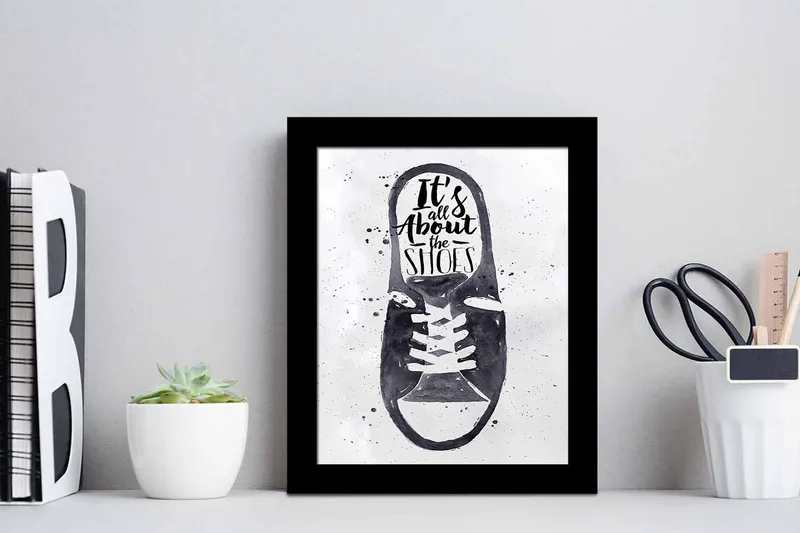 Tavla Sayings med Ram Flerfärgad - 23,5x28,5 cm - Inredning - Tavlor & posters - Canvastavla