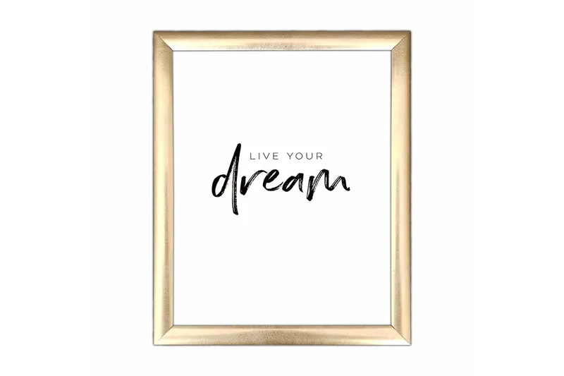 Tavla Sayings med Ram Flerfärgad, 23,5x28,5 cm