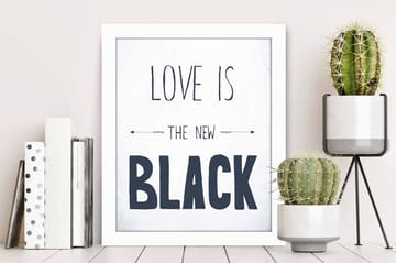 Tavla Sayings med Ram Flerfärgad - 23,5x28,5 cm - Inredning - Tavlor & posters - Canvastavla