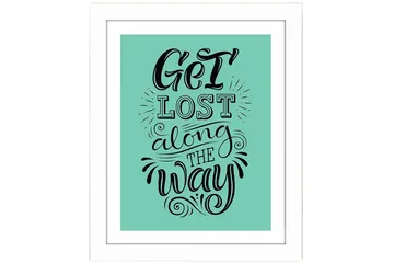 Tavla Sayings med Ram Flerfärgad - 23,5x28,5 cm - Inredning - Tavlor & posters - Canvastavla