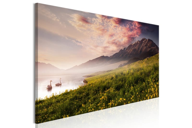 Tavla Sayram Lake (1 Part) Narrow 135x45 - Inredning - Tavlor & posters - Canvastavla