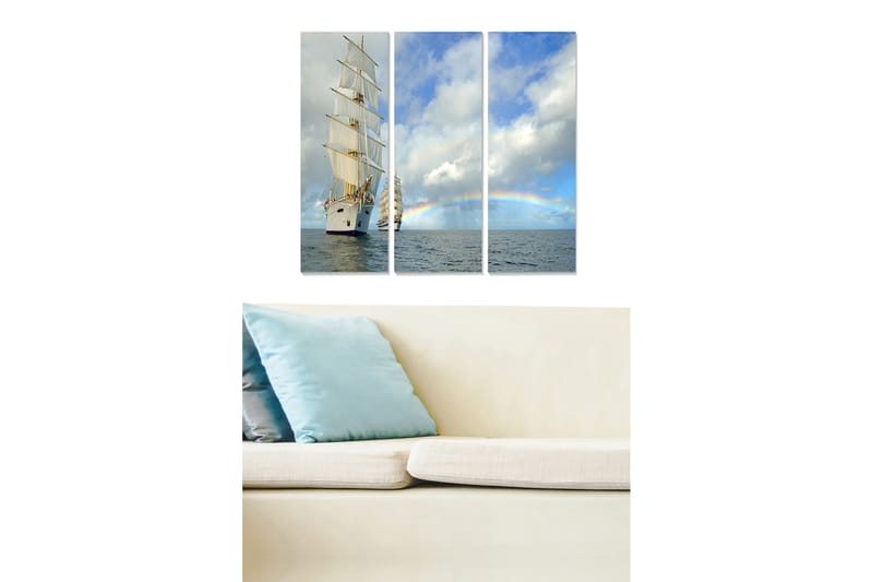 Tavla Scenic 3-Pack Flerfärgad 20X50 - 20x50 cm - Inredning - Tavlor & posters - Canvastavla