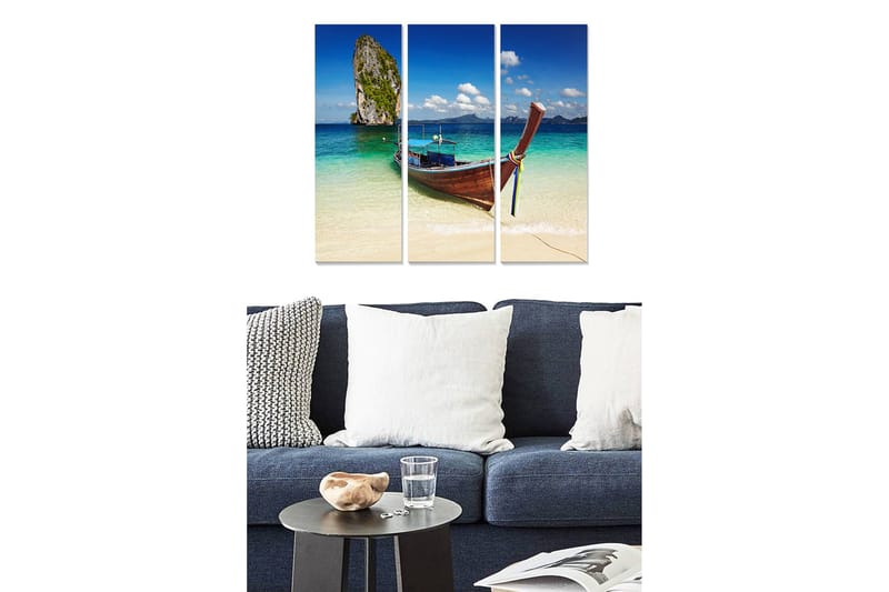 Tavla Scenic 3-Pack Flerfärgad 20X50 - 20x50 cm - Inredning - Tavlor & posters - Canvastavla