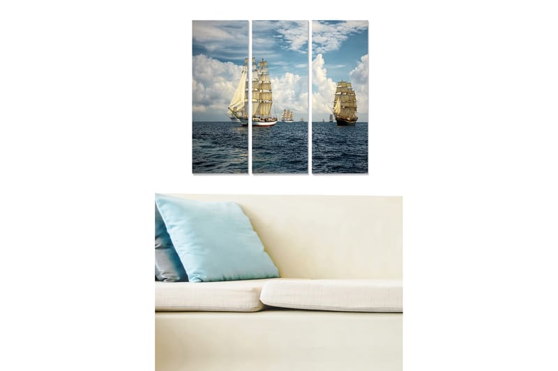 Tavla Scenic 3-Pack Flerfärgad 20X50 - 20x50 cm - Inredning - Tavlor & posters - Canvastavla