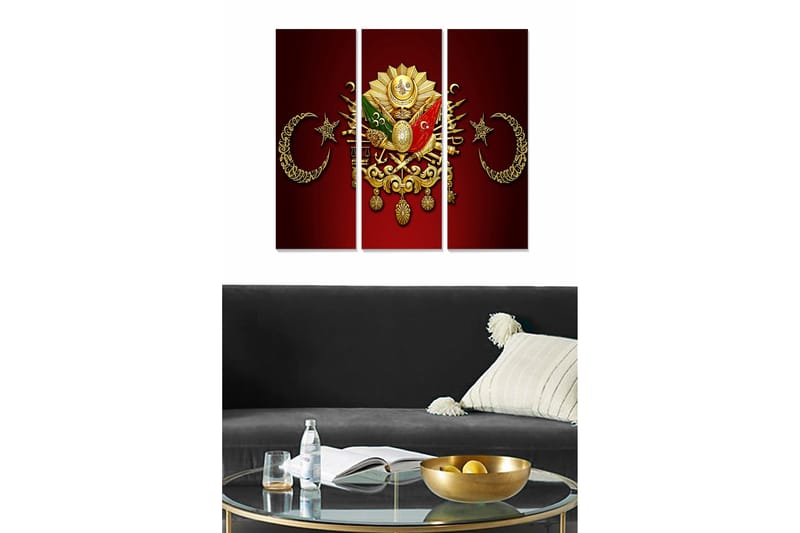 Tavla Scenic 3-pack Flerfärgad, 20x50 cm