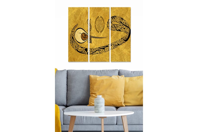 Tavla Scenic 3-pack Flerfärgad, 20x50 cm