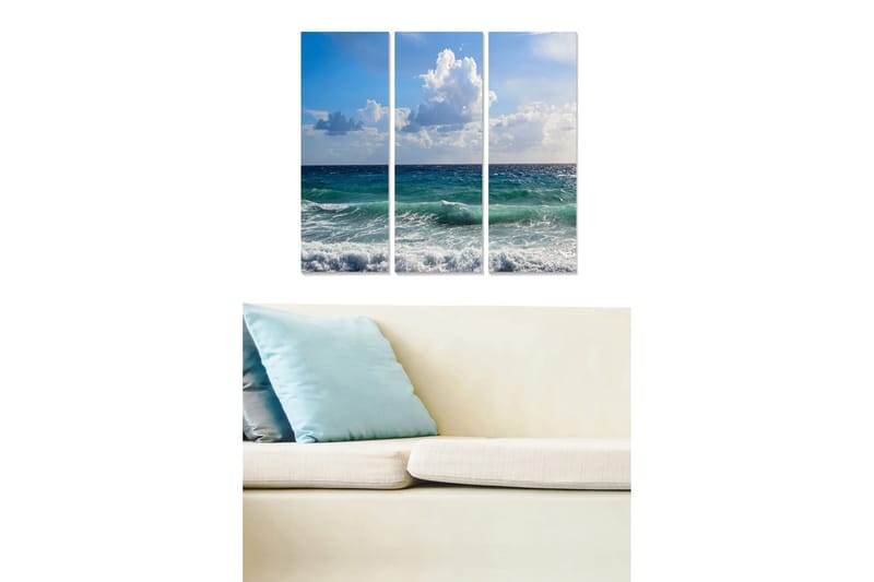 Tavla Scenic 3-pack Flerfärgad, 20x50 cm