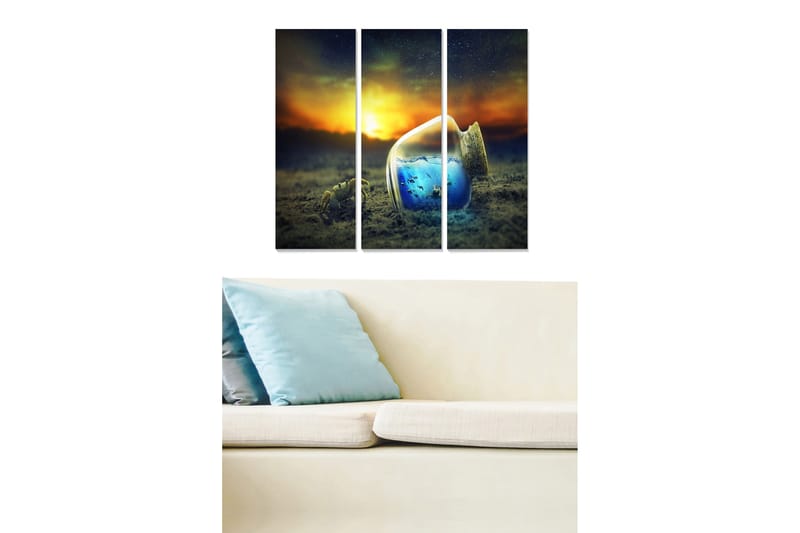 Tavla Scenic 3-pack Flerfärgad, 20x50 cm