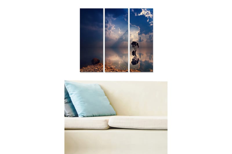 Tavla Scenic 3-pack Flerfärgad - 20x50 cm - Inredning - Tavlor & posters - Canvastavla