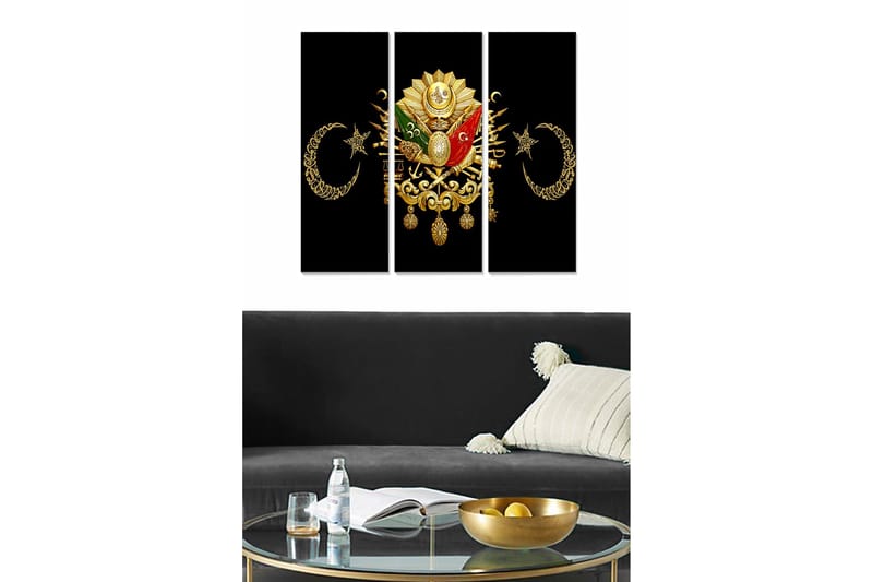 Tavla Scenic 3-pack Flerfärgad, 20x50 cm