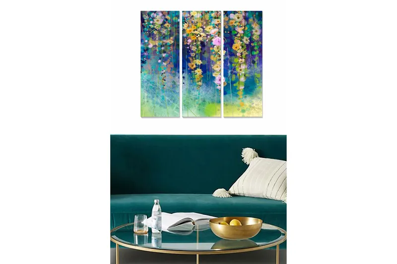 Tavla Scenic 3-pack Flerfärgad, 20x50 cm