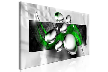 Tavla Shiny Stones (1 Part) Narrow Green 135x45 - Inredning - Tavlor & posters - Canvastavla