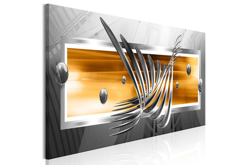Tavla Silver Wings (1 Part) Narrow Orange 135x45 - Inredning - Tavlor & posters - Canvastavla