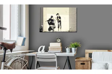Tavla Sniper And Banksy 120x80 cm - Inredning - Tavlor & posters - Canvastavla